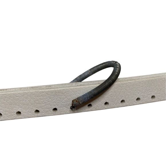 Vintage White Figure Ice Skates Womens Size 9 Made In Canada Winter Snow Sports - Picture 9 of 16